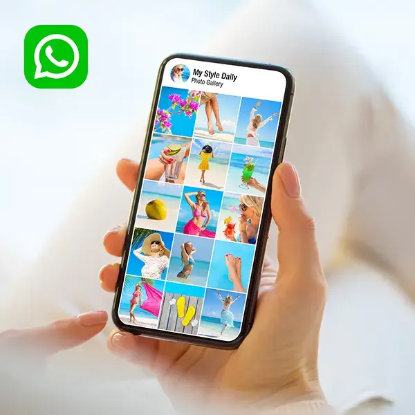 Stampa foto online da  whatsapp 