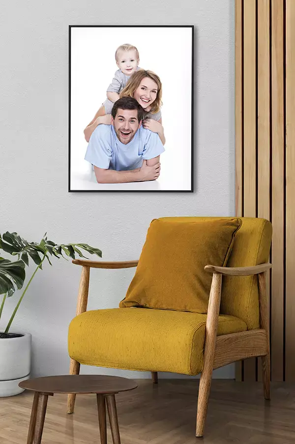 Stampa la tua foto su tela con cornice in legno ecosostenibile Stampa su Tela con Cornice