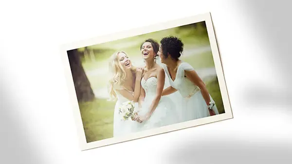 Stampa foto con bordo bianco elegante