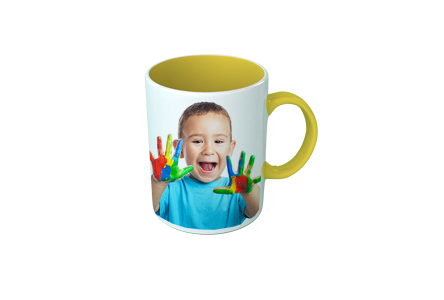 stampa su tazza colorata